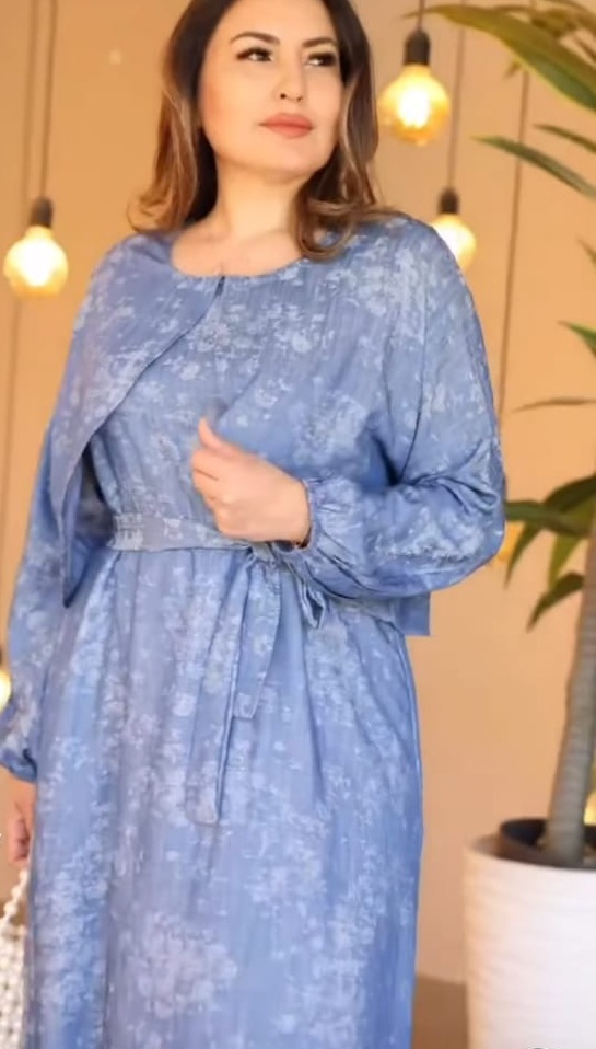 فستان تنسل 01 - متجر عالم آرڤا للملابس والهدايا فستان تنسل 01