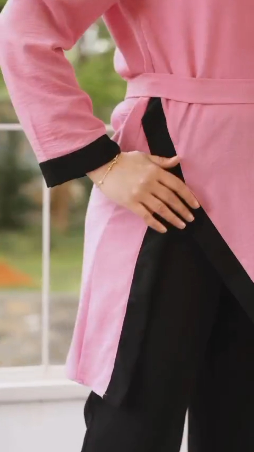 طقم بنطلون قطعتين 06 - متجر عالم آرڤا للملابس والهدايا طقم بنطلون قطعتين 06