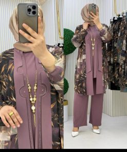 طقم دام بنطلون 3 قطع