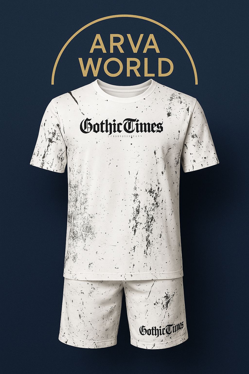 طقم شورت balthic times - متجر عالم آرڤا للملابس والهدايا طقم شورت balthic times