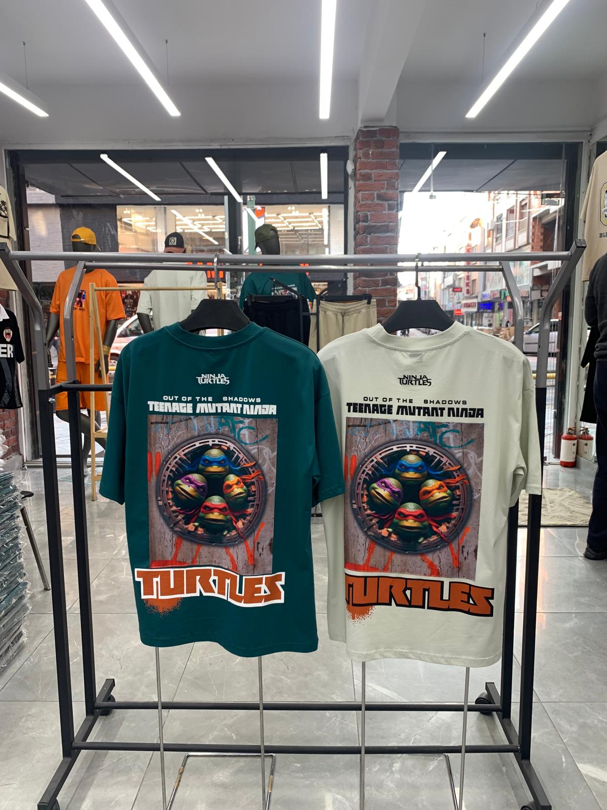 تي شيرت ninja turtles اوفر سايز - متجر عالم آرڤا للملابس والهدايا تي شيرت ninja turtles اوفر سايز