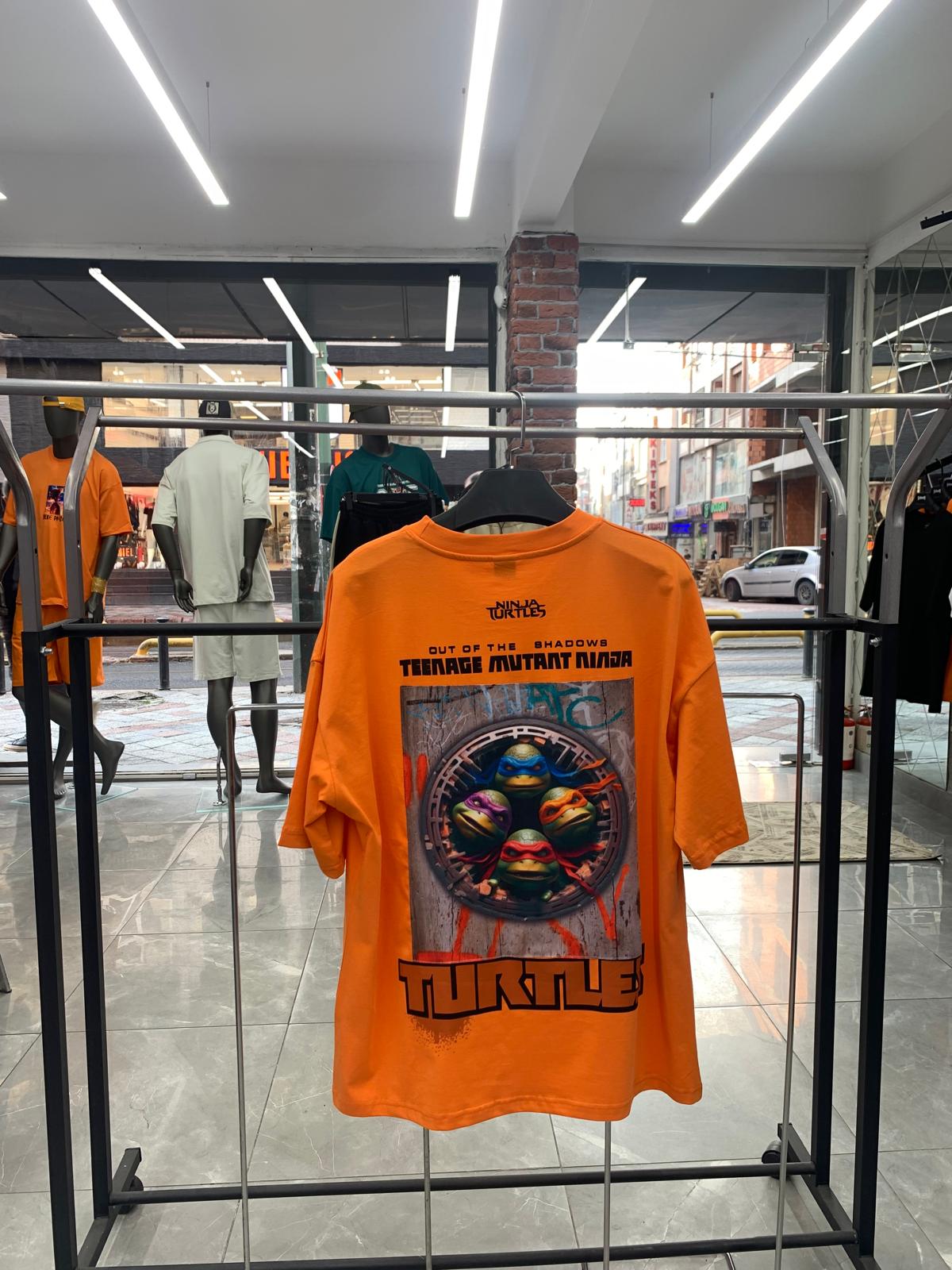 تي شيرت ninja turtles اوفر سايز - متجر عالم آرڤا للملابس والهدايا تي شيرت ninja turtles اوفر سايز