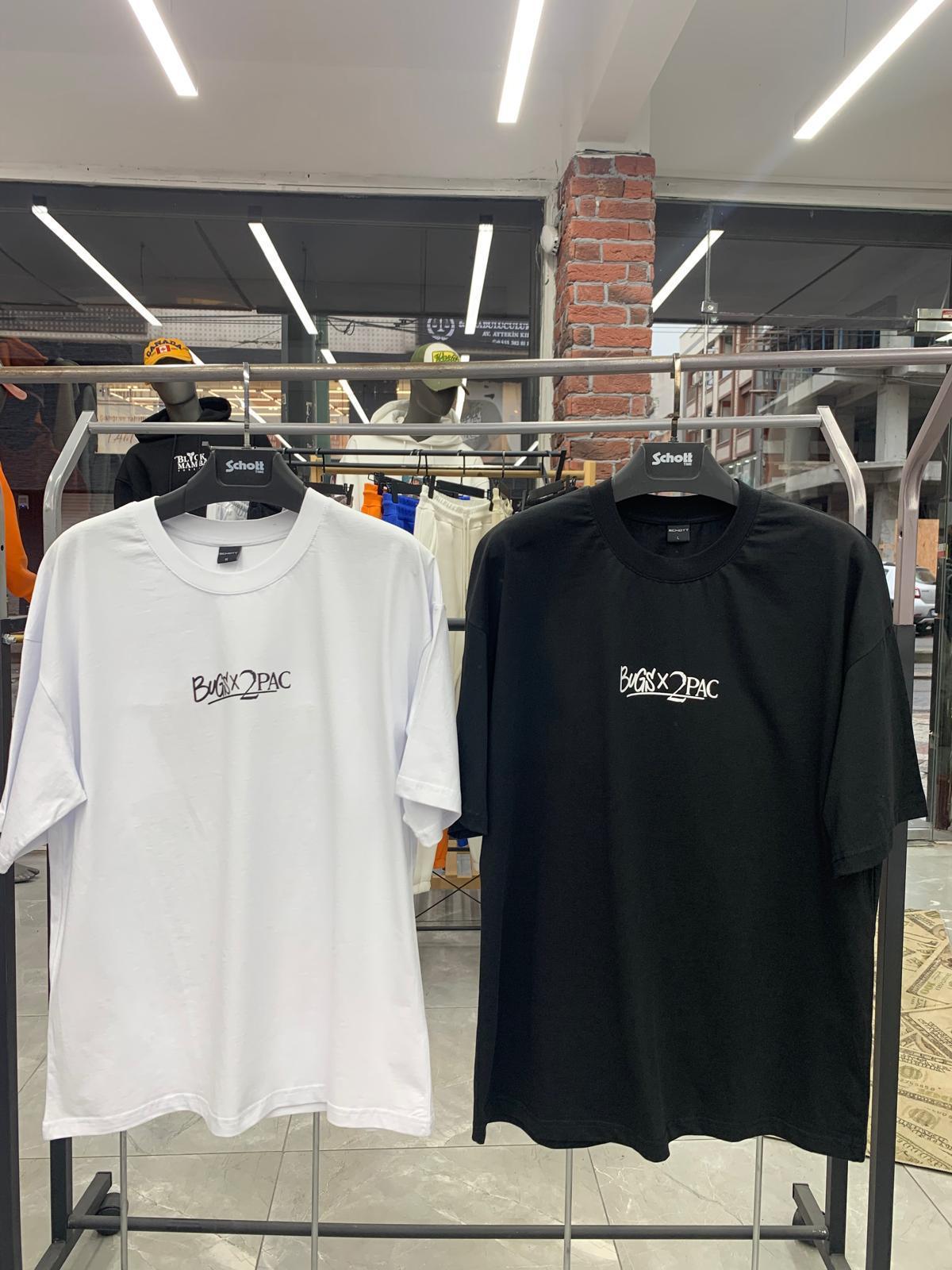 تي شيرت bugs 2 pac اوفر سايز - متجر عالم آرڤا للملابس والهدايا تي شيرت bugs 2 pac اوفر سايز