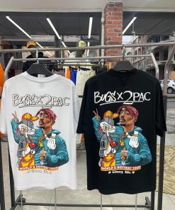 تي شيرت bugs 2 pac اوفر سايز