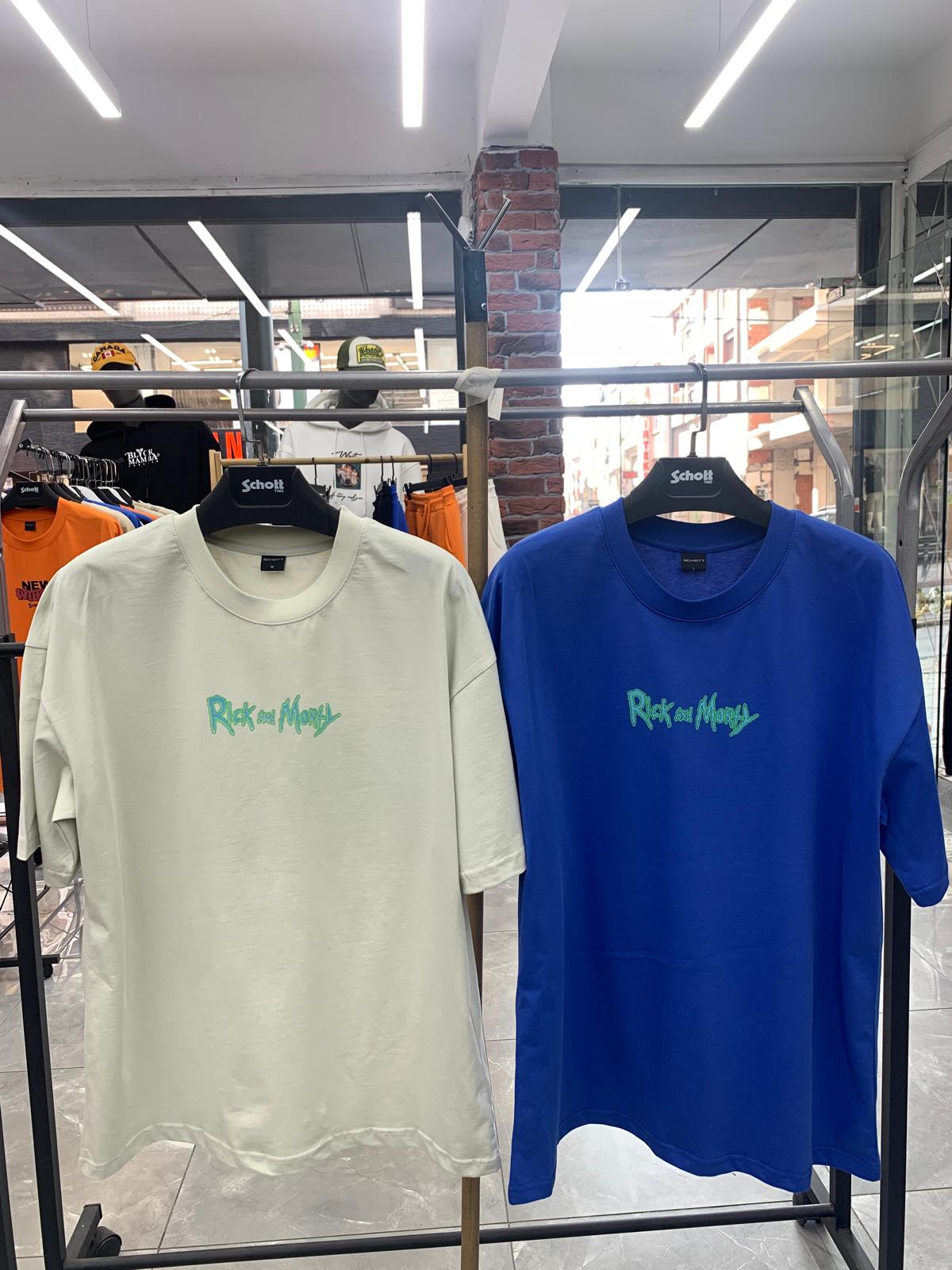 تي شيرت Rick and Morty اوفر سايز - متجر عالم آرڤا للملابس والهدايا تي شيرت Rick and Morty اوفر سايز