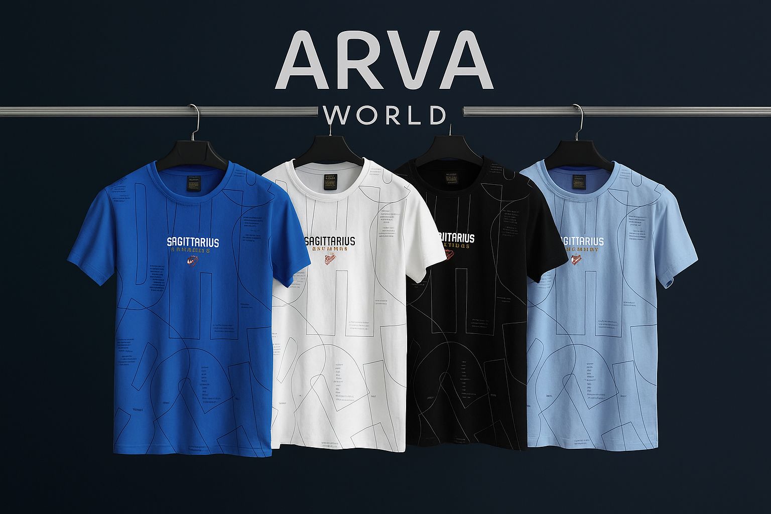 تي شيرت sagitarus - متجر عالم آرڤا للملابس والهدايا تي شيرت sagitarus