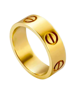 خواتم أنيقة بتصميم فريد مطلية بماء الذهب عيار 18 قيراط