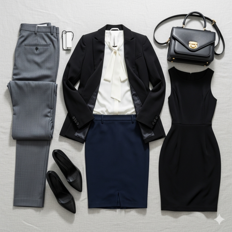 اهم 5 قطع أساسية لا غنى عنها لإطلالة عمل أنيقة واحترافية