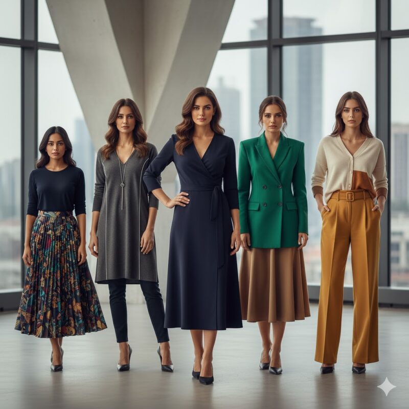 استراتيجيات احترافية لإختيار الملابس بما يناسب الجسم ويعكس الشخصية